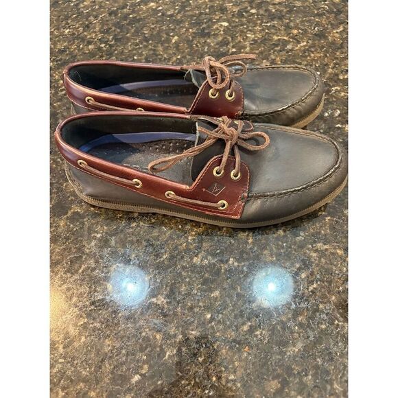 Sperry Men's 2-Eye Boat Shoes Multicolor Size 9.5 Casual Leather - Picture 2 of 8